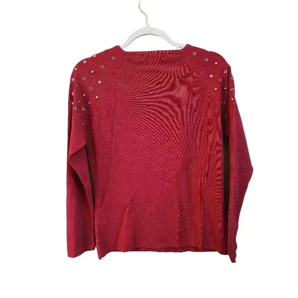 Women's Radzoli Zip Up Studded Cardigan L - Picture 3 of 3